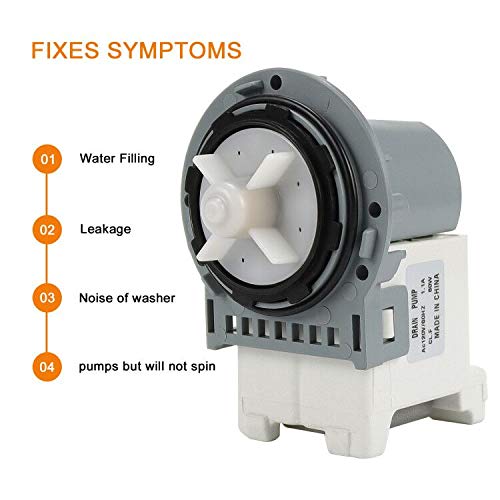 Samsung Washer Drain Pump DC31-00187A/00178A OEM Replacement 120V 80W