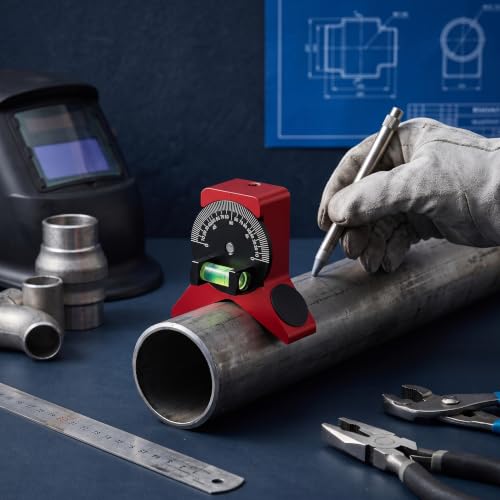 Pipefitter Tool Pipe Center Finder, Magnetic Head, Quick Adjust Dial,