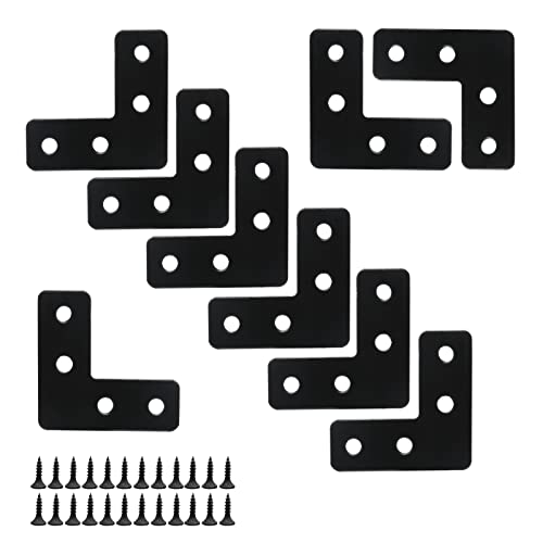 20 Pack Stainless Steel Corner Braces 1.57 Inch Flat Angle Brackets for Furniture & DIY