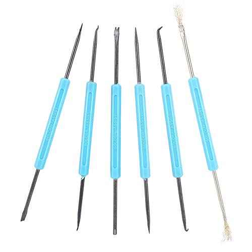 6pcs Welding Aids Solder Aid Soldering Accessory Kit Solder and Flux Welding Auxiliary Tool Solder Flux Solder Assist Tool Kits Pocket Tools Circuit Board Heating Carbon Steel