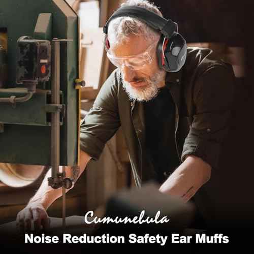 Noise Reduction Ear Protection Ear Muffs, Shooting Ear Protection, SNR 28dB Noise Cancelling Headphones for Adults Kids Autism, Hearing Protection for Shooting,Gun Range,Mowing