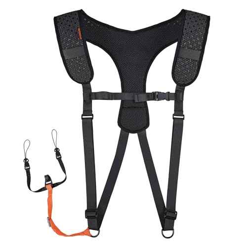 Ergodyne Squids 3142 Padded Shoulder Barcode Scanner Harness with Attachment Lanyard for Mobile Computers