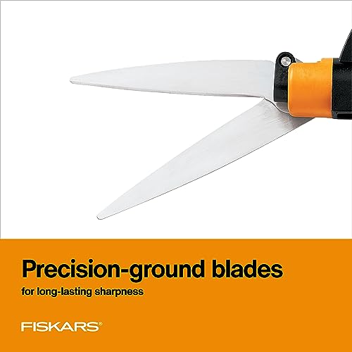 Fiskars 5-Inch Rotating Spring Action Grass Shears, Pruning & Edging Tool
