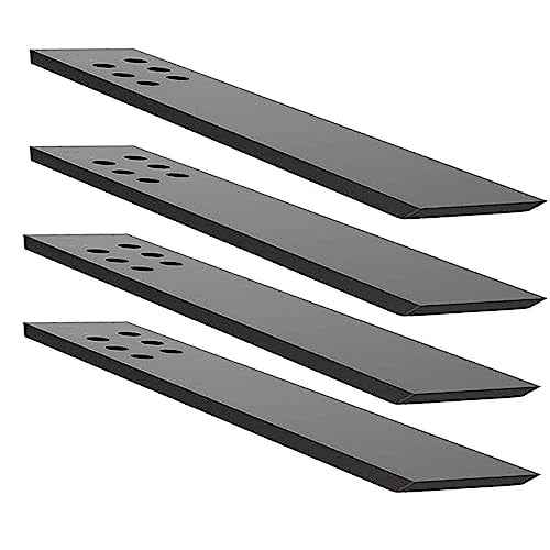 Countertop Support Bracket 4 Pack 14" Lx 2.5" W Hidden Black Knee Wall Support Countertop Bracket 3/8" Thick Heavy Duty for Quartz/Granite/Wood/Concret Countertops Screws Included