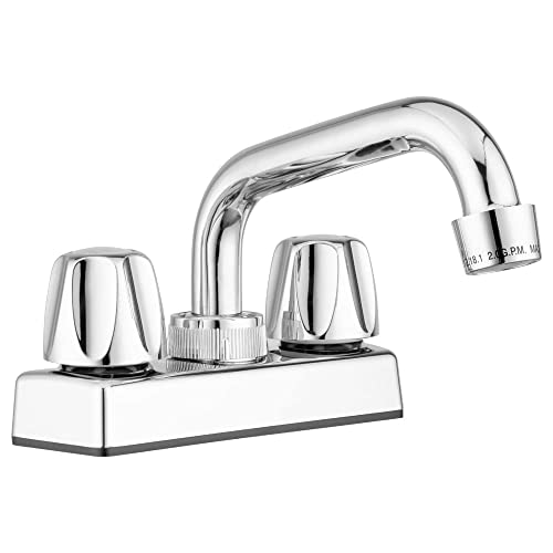 Pacific Bay Lynden Utility Faucet - Swivel Stainless Spout Chrome - Faucet Variation