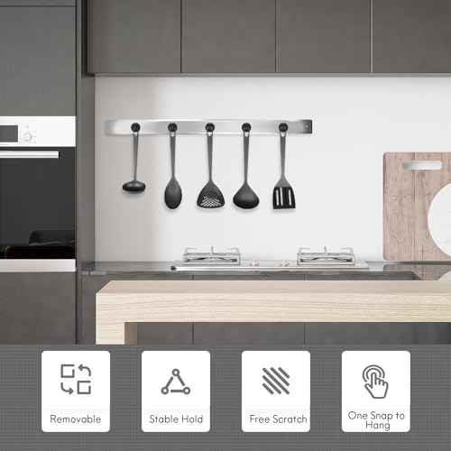 Neosmuk Magnetic Hooks, Cruise Ship Essentials, 80lb+ Heavy Duty Magnetic Hooks for Cruise Cabins, Refrigerator, Grill, Hanging, and Travel | Extra Strong Must-Haves Magnet Hook,Black