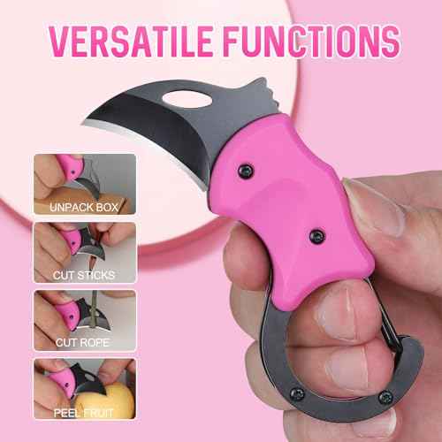 Womens Gifts for Christmas, Gifts for Mom Wife Grandma, Stocking Stuffers for Women, EDC Keychain for Woman, Christmas Mothers Day Birthday Gift for Woman Her, Mom Knife Gadget Gift