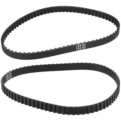 HASMX Cog Drive Belt Replacement Drive Belt for Disc Sander Ryobi Models BD4601, BD4600, BD4601G Replaces Part Number BD46075 (2-Pack)