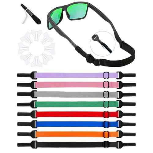 Kids Glasses Strap for Boys Girls(6.5-10in),Silicone Eyeglasses Straps for Women Men, Toddler Glasses Strap