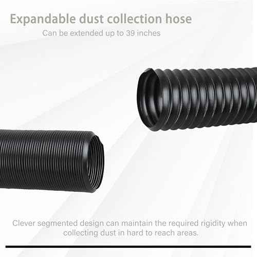 2-1/2 Inch Dust Collection fittings Dust Collector Hose 2.5 inchs Flexible Dust Collection Hose 70198, for Table Saw, Drill Press, Woodworking and Wood Shop