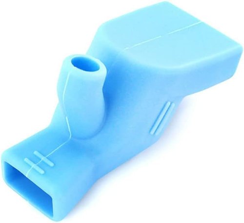 1Pc Blue Food Grade Silicone Faucet Extender Water Tap Extension High Elastic Sink Washing Device Kitchen Bathroom Mouthwash Cup Guide Sink Water Tap Extension Easy Installation,Bathroom Safety