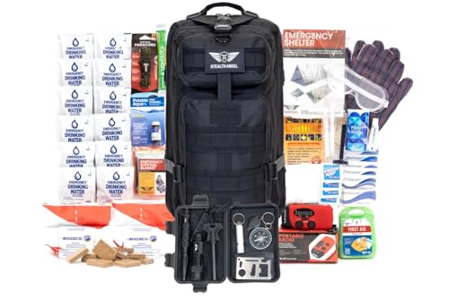 Stealth Angel 2 Person 72-Hour Emergency Survival Kit Backpack for Disasters