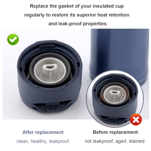 BOXOB 12Pcs Zojirushi SM-K Gasket Replacement Set—Silicone Lid Seals & Rings
