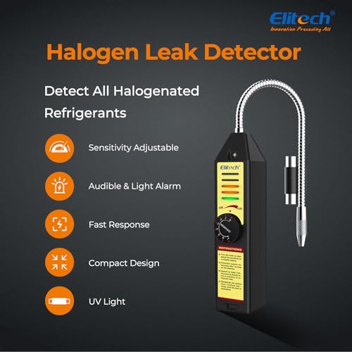 Elitech Freon Leak Detector WJL-6000S HVAC Refrigerant Gas Sniffer for R22 R410A R134A