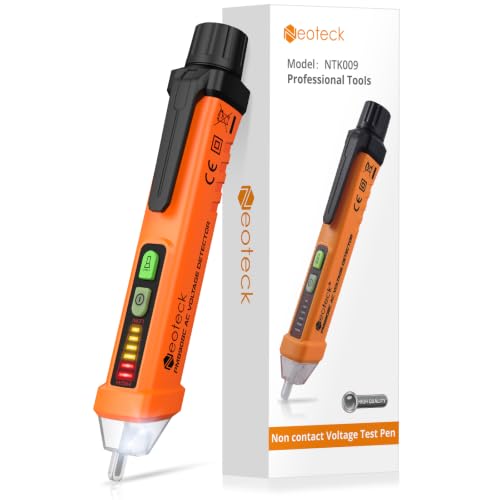 Neoteck Non-Contact Voltage Tester 12-1000V AC - Orange Variation