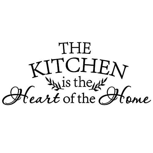 The Kitchen is The Heart of The Home Vinyl Wall Decal Art Letters Art Mural Home D?cor