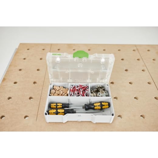 Festool Systainer³ SYS3 S 76 TRA Mini Storage Case with Transparent Lid