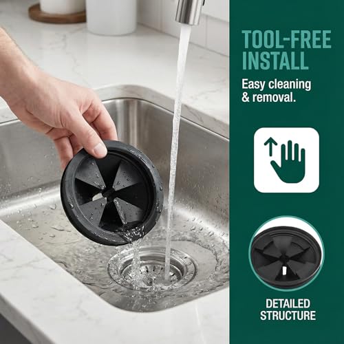 2 Pack 1/8 Inch EPDM Rubber Garbage Disposal Splash Guard for InSinkErator Evolution Series