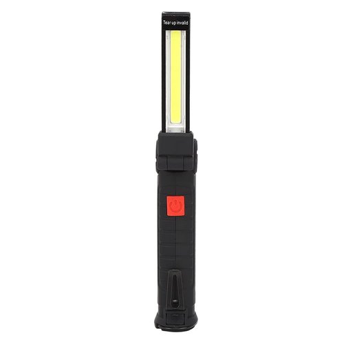 Portable LED Flashlight Torch, 5 Lighting Modes Handheld Work Light with Magnet, USB Rechargeable, 800mAh Battery for Camping, Maintenance, Emergency