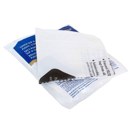 Whirlpool W10165295RP OEM Trash Compactor Bags, 15" Slips-Front White Bag Pack