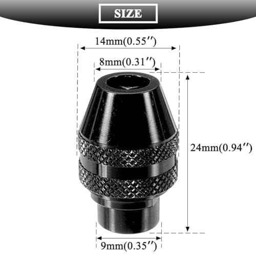 3pcs 4486 Ketyless Chuck for Dremel Multi Quick Change Keyless Chuck Replacement for Dremel 4486 Rotary Tools 3000 4000 7700 8200