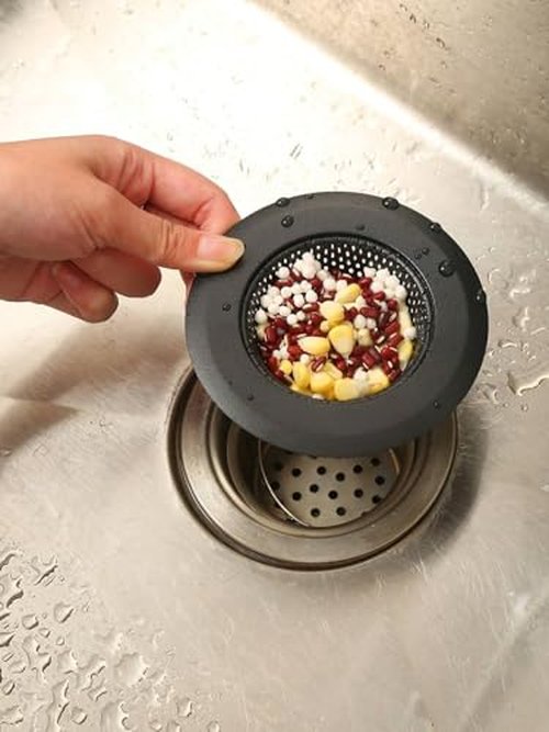1PC Universal Sink Strainer | Stainless Steel Drain Filter Basket | Food Catcher for Kitchen Basins | Rust-Proof