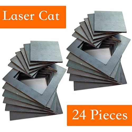 Welding Practice Kit, 24 PCS Premium Welding Coupons, 11 Gauge 3&2 Inch Square Steel Welding Plate For novice at welding. A36 Steel Plate Welding Practice Kit.