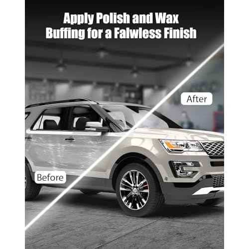 AVID POWER Car Buffer Polisher, 1200W 7 Inch/6 Inch Rotary Buffer Waxer, 6 Variable Speed 1600-3500 RPM, Detachable Handle & Side Handle for Car Detailing, Boat Sanding, Polishing and Waxing