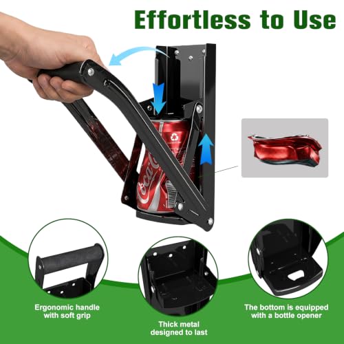 BSTSLL Manual Trash Compactor with Can Crusher for Kitchen & Garage