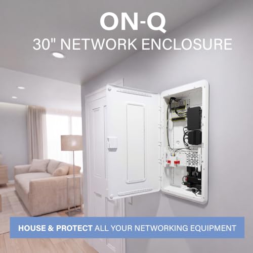 OnQ 30-Inch Wall Media Box with Universal Mount Grid & Custom Knockouts