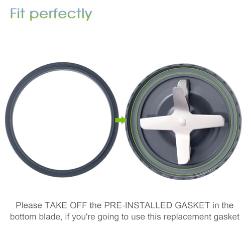 32oz NutriBullet Blender Cup & Extractor Blade Replacement Parts – 4-Piece Set