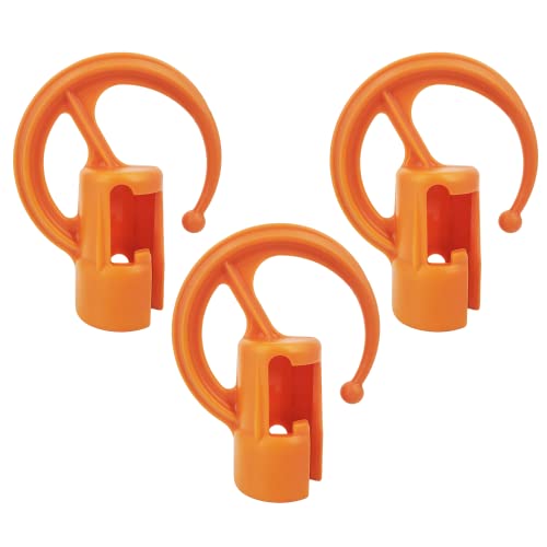 DAULT American-Made Heavy Duty Garage Storage Hooks for Stihl Kombi Attachments | Tool Organizer Hangers | Wall Mount Utility Hooks | Set of 3 | Made in U.S.A. (Patented)