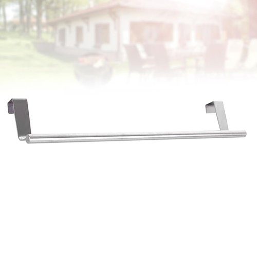 PRETYZOOM Elegant Towel Organizer 36cm Towel Hanger Multi-Functional Storage Rack Kitchen or Bathroom No Tools Needed