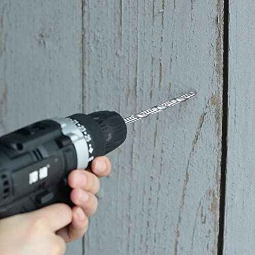 uxcell HSS(High Speed Steel) Extra Long Twist Drill Bits, 3mm Drill Diameter 200mm Length for Hardened Metal Woodwork Plastic Aluminum Alloy 2 Pcs