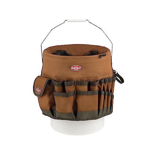 Bucket Boss Bucketeer Bucket Tool Organizer Pack of 1 in Brown - Fits 5-Gallon Buckets