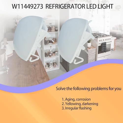 Parzuozenney 1 Pack Refrigerator LED Light Bulb W11251749 W11602886 W11449273