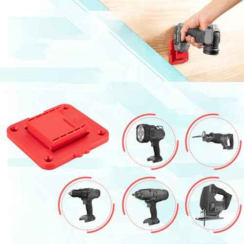 Tools Drill Mount Holder, Compatible for Craftsman V20 20V Li-ion Drill Tools Holder Dock Hanger with 20 Screws, 5 Packs (No Tool)