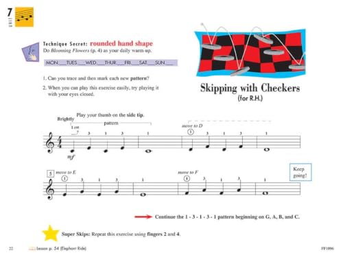 Faber Piano Adventures Primer Level Technique & Artistry Book for Early Piano Learning