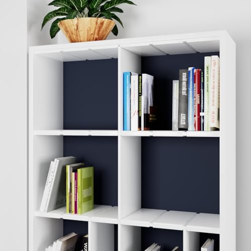Decotalk Dark Blue Self Adhesive Wallpaper Peel and Stick Contact Paper 17.7"x120" for Cabinets & Walls