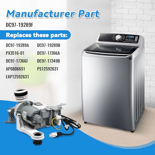 Samsung Washer Drain Pump Assembly DC97-19289F for WA40/WA45/WA48 Series