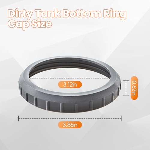 Bissell ProHeat 2X Revolution Dirty Tank Ring Cap replacement