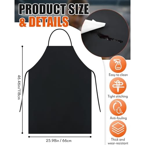 4 Pcs Safety Face Shield with 42.5 Waterproof Rubber Apron Set Face Mask for Grinding and Cutting PC Full Impact Resistant Safety Shield for Men Heavy Duty Work