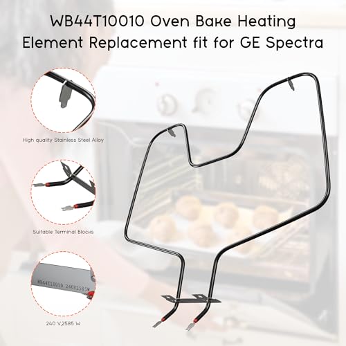 WB44T10010 Oven Bake Element Replacement for GE, Kenmore — 9119xxx Compatible