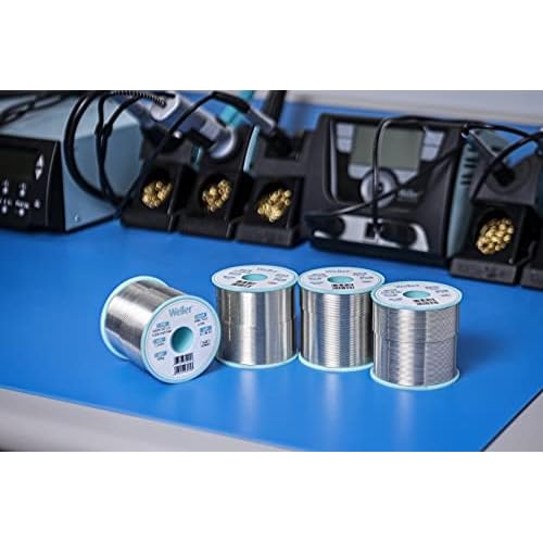 Weller WSW SnPb (T0051403199) Solder Wire, Dia: 0.8 mm / 0.039 in, Wt: 100 g / 3.527 oz, Alloy Sn60Pb40, Flux content 2.2%