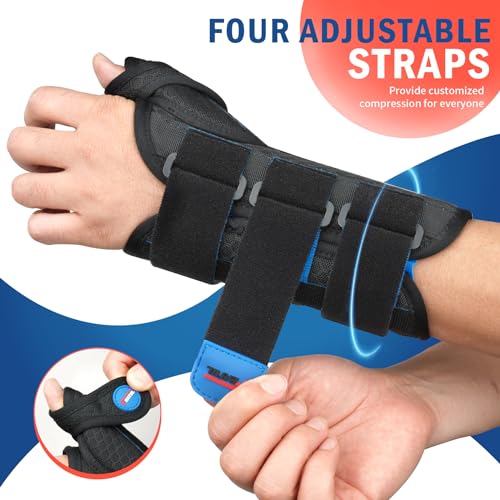 FEATOL Small/Medium Right Hand Thumb Spica Wrist Brace for De Quervain's & Carpal Tunnel