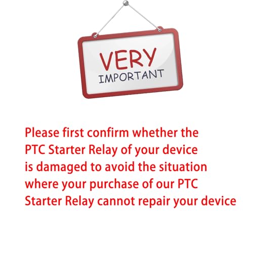 JTEYINH 4-Pin PTC Starter Relay ZHB88-125P4.7 Replacement for Refrigerator