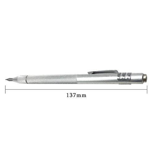 NEPAK 2 Pack Tungsten Carbide Scriber with Magnet,with Extra 12 Replacement Marking Tip,Etching Engraving Pen for Glass/Ceramics/Metal Sheet