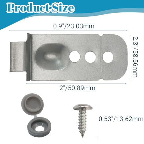 2Pcs Dishwasher Mounting Bracket Kit for Samsung – Heavy-Duty Stainless Steel