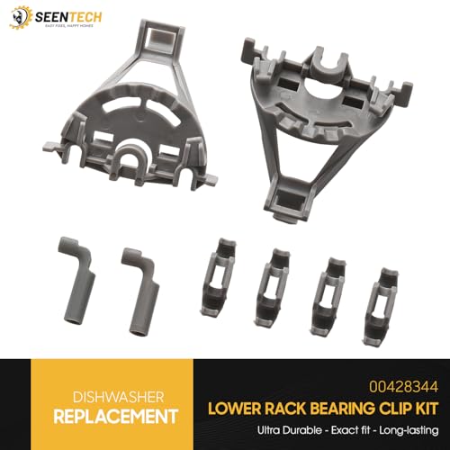 Dishwasher Rack Tine Clip Kit 00428344 - Replacement Parts for Bosch, Thermador & Kenmore