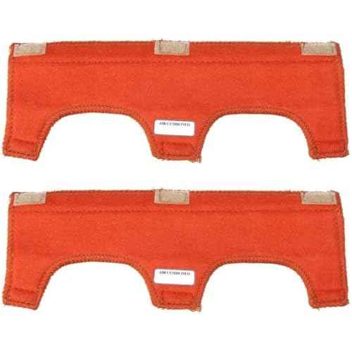 2Pcs Hard Hat Helmet FR Sweatsopad Air Cushioned 20-3200V Sweatband - Sweatband - Sweat Bands Washable (Orange)